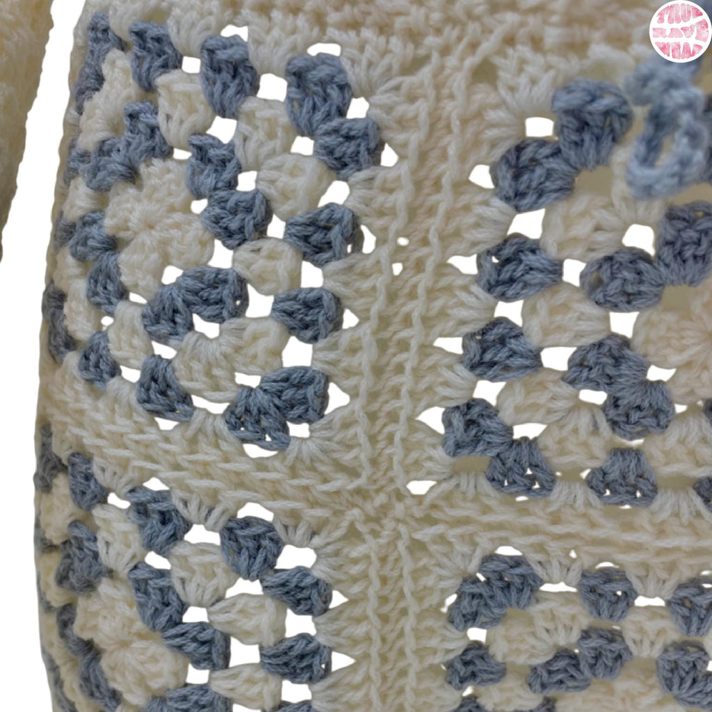 Crochet Granny Square Micro MIni Shorts - Size XS