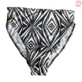Black and White Basic Rave Bottoms - Size Medium